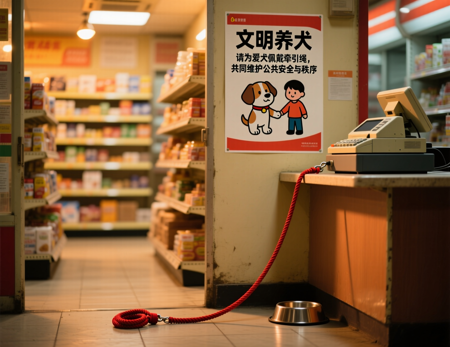 未拴绳大狗扑向女童：文明养犬，从一根绳子开始